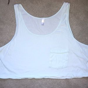 American apparel cropped top